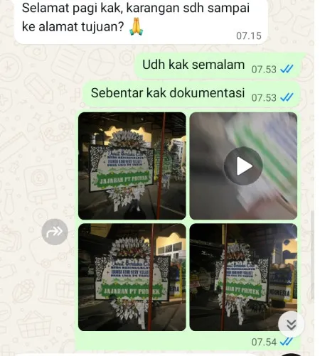 Pengiriman Papan Bunga Selamat Cicendo