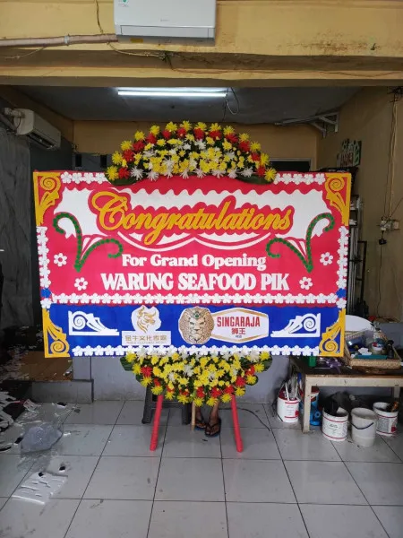 Papan Bunga Ucapan Selamat Cicendo