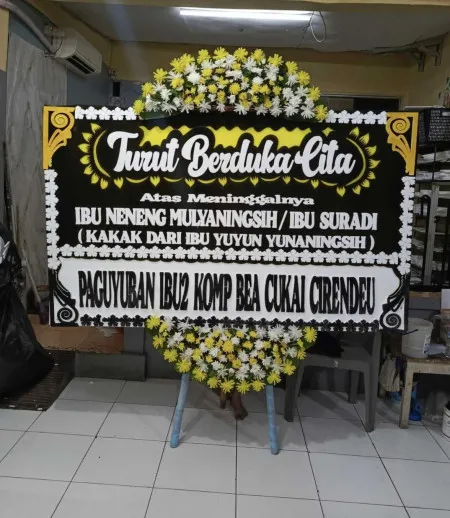 Papan Bunga Duka Cicendo